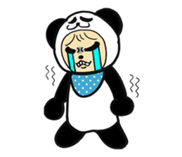 Costume Baby panda sticker #1716872