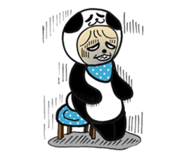 Costume Baby panda sticker #1716873
