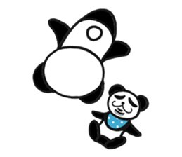 Costume Baby panda sticker #1716875