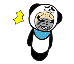 Costume Baby panda sticker #1716877