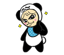 Costume Baby panda sticker #1716882