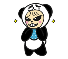 Costume Baby panda sticker #1716884