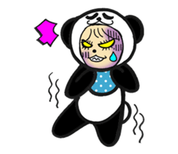 Costume Baby panda sticker #1716887