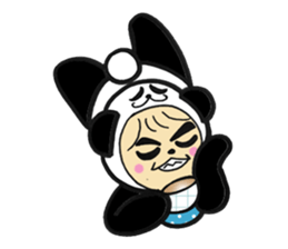 Costume Baby panda sticker #1716891