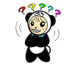 Costume Baby panda sticker #1716893