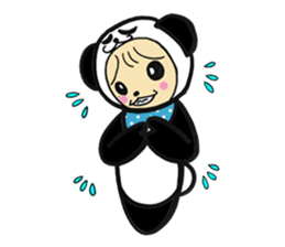 Costume Baby panda sticker #1716894