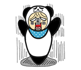 Costume Baby panda sticker #1716895