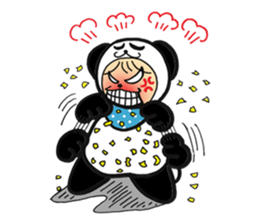 Costume Baby panda sticker #1716896