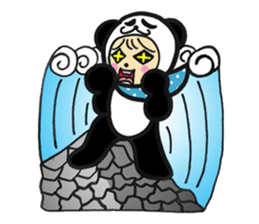 Costume Baby panda sticker #1716904