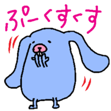 Fairy of the rabbit,bear and dog  5 sticker #1717825