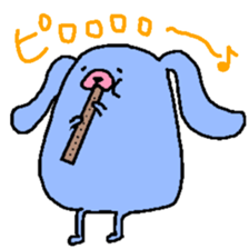 Fairy of the rabbit,bear and dog  5 sticker #1717837