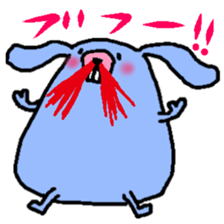 Fairy of the rabbit,bear and dog  5 sticker #1717862