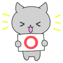 Kurochan of kitten Japanese version sticker #1717897