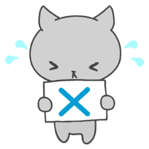 Kurochan of kitten Japanese version sticker #1717898