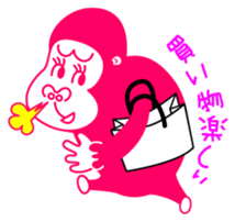 gorilla girl sticker #1718117