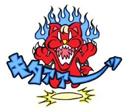 Devil Cat and an Angel Pig sticker #1718389