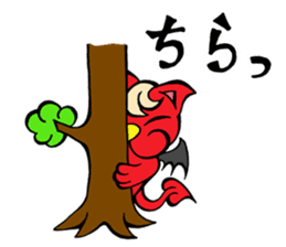 Devil Cat and an Angel Pig sticker #1718397