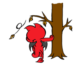 Devil Cat and an Angel Pig sticker #1718398