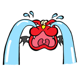 Devil Cat and an Angel Pig sticker #1718411