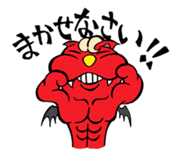 Devil Cat and an Angel Pig sticker #1718412