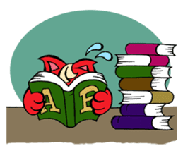 Devil Cat and an Angel Pig sticker #1718413