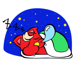 Devil Cat and an Angel Pig sticker #1718424