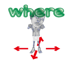 "invisible-man" English ver. sticker #1719220