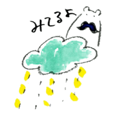 girl and cat like a bear sticker #1719238