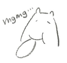 girl and cat like a bear sticker #1719262