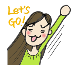 A beautiful elder sister's sticker #1719317