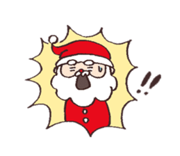 Weekdays of friendly Santa for world sticker #1719790
