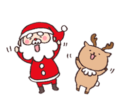 Weekdays of friendly Santa for world sticker #1719823
