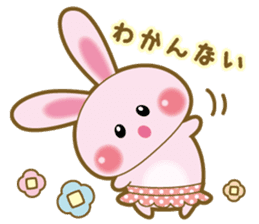 Pretty cute bunny! sticker #1720009