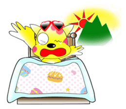 The cat which carries happiness.LOVECCH sticker #1720407