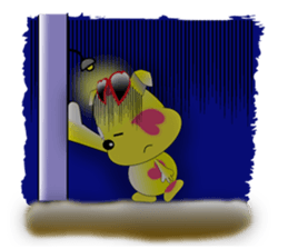 The cat which carries happiness.LOVECCH sticker #1720420