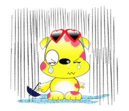 The cat which carries happiness.LOVECCH sticker #1720424