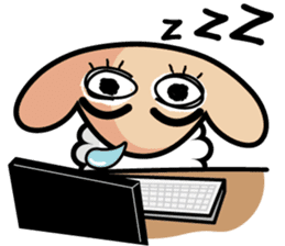 Unsleep Sheep sticker #1720713