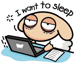 Unsleep Sheep sticker #1720714