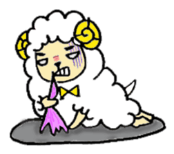 The sheep's every day sticker #1720837