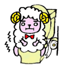 The sheep's every day sticker #1720840