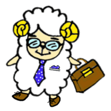 The sheep's every day sticker #1720851