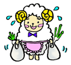 The sheep's every day sticker #1720855