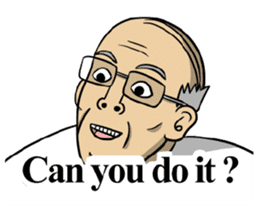 The unknown man (english version ) sticker #1721265