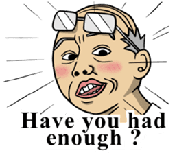 The unknown man (english version ) sticker #1721269