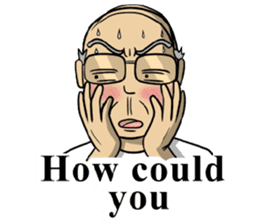 The unknown man (english version ) sticker #1721270