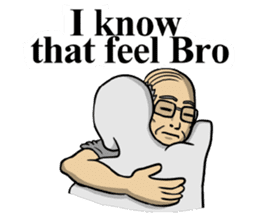 The unknown man (english version ) sticker #1721274