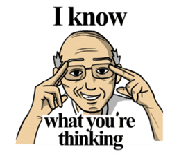 The unknown man (english version ) sticker #1721275