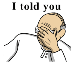 The unknown man (english version ) sticker #1721277