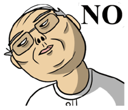 The unknown man (english version ) sticker #1721285