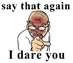 The unknown man (english version ) sticker #1721287